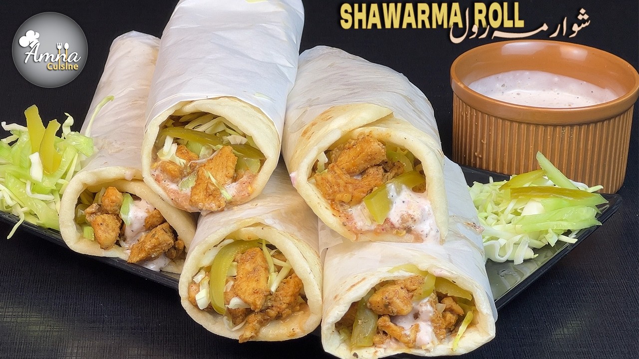 The Secret to Making JUICIOUS Chicken Shawarma Rolls at Home