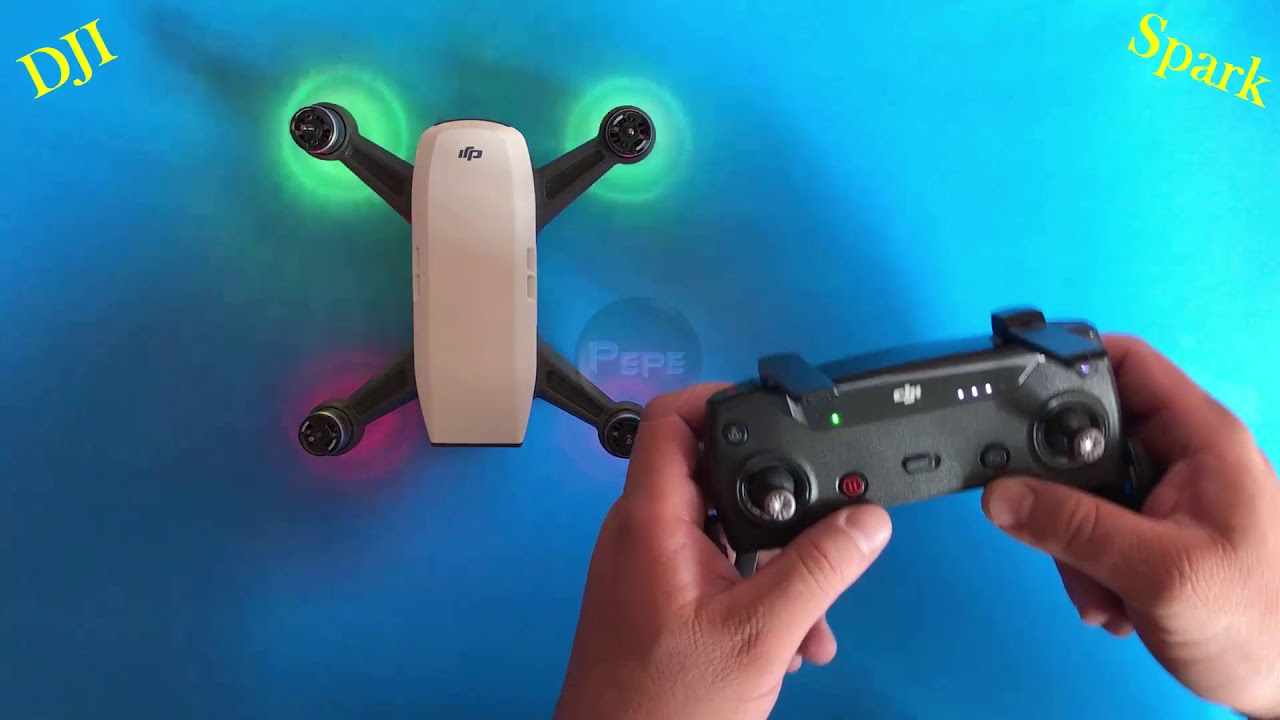 DJI Spark: ENLAZA/VINCULA el Control/RC a tu Drone | How to link control to DJI Spark.
