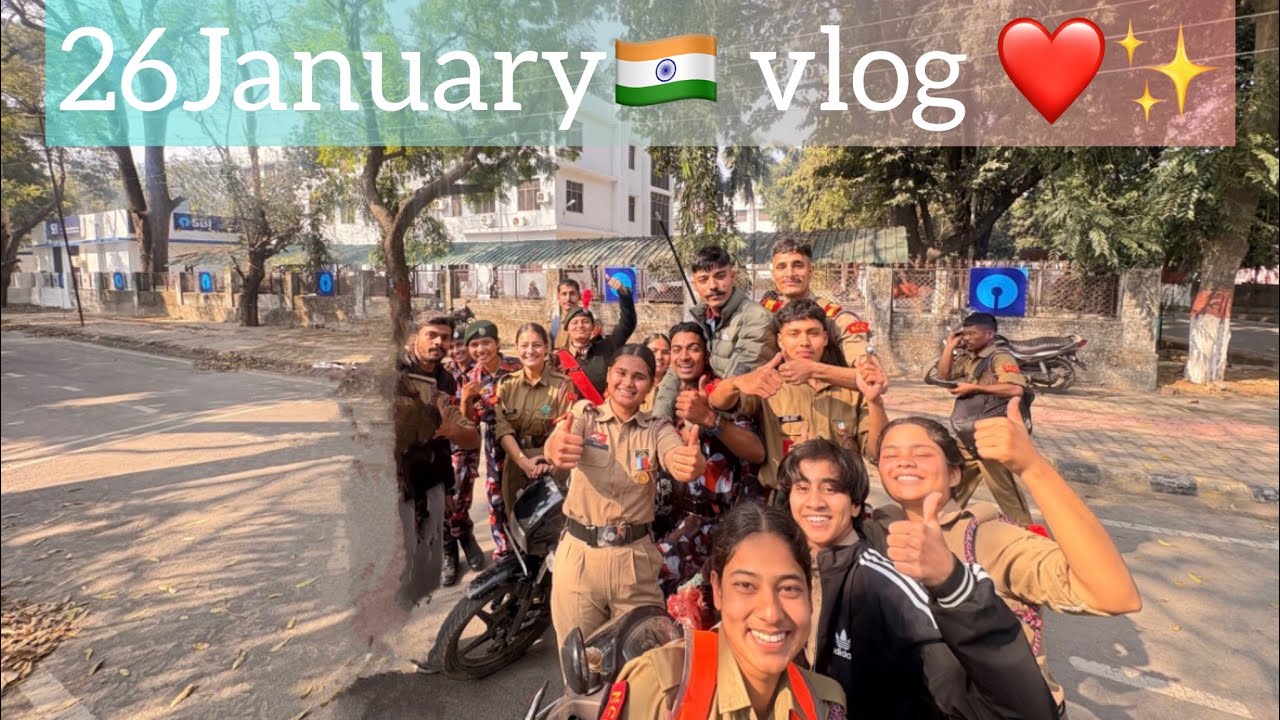Last 26th January with my NCC family 🇮🇳✨