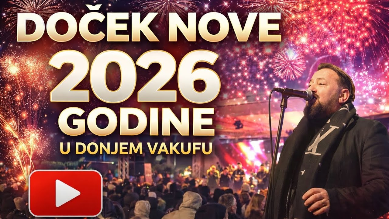 Doček Nove 2026.godine na otvorenom u Donjem Vakufu 🎇🧨🎁