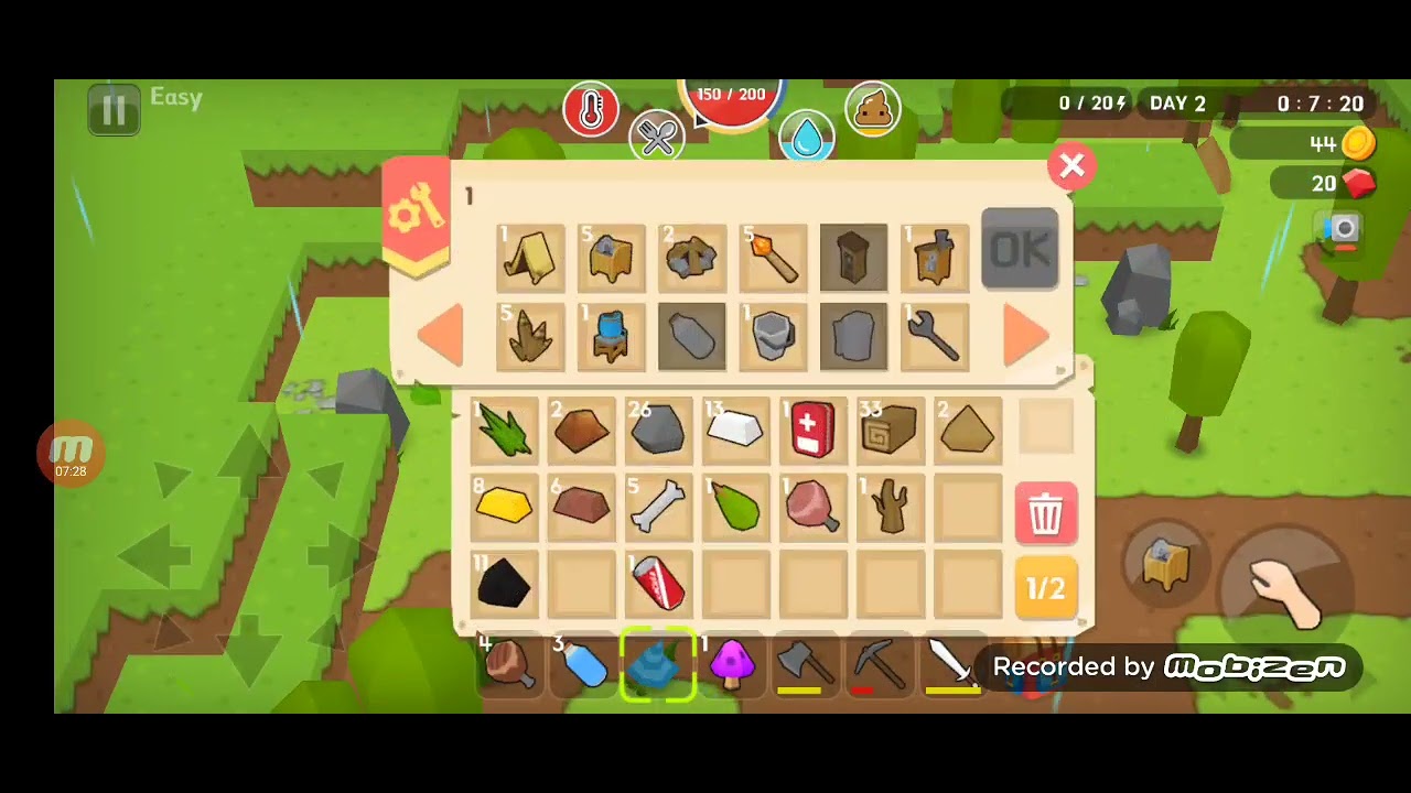 Iniciamos uma aventura no mini survival nese video ate.  muitos recursos Bom nese mundo!deixa like