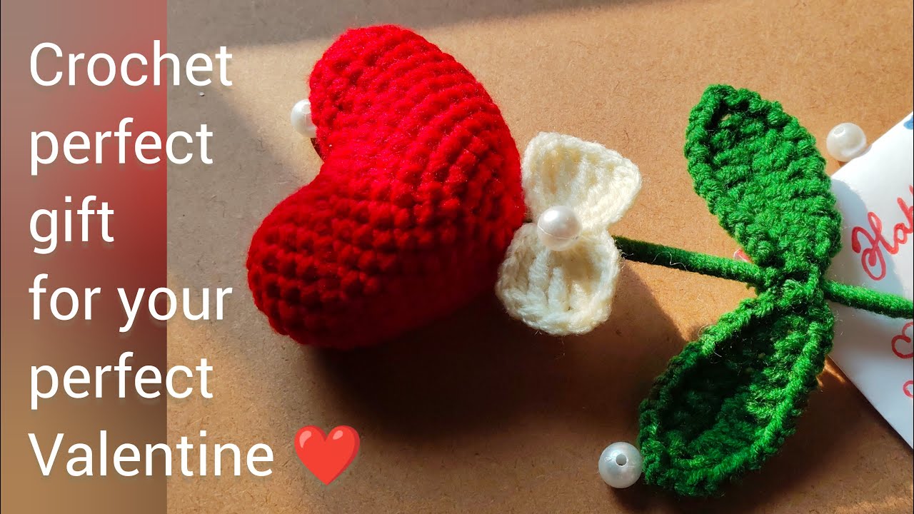 Crochet a Valentine’s Day Classic – No Experience Needed | Amigurumi Heart DIY Craft