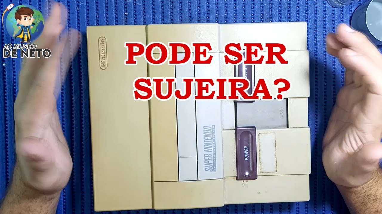 SUPER NINTENDO SEM IMAGEM PODE SER SUJEIRA???