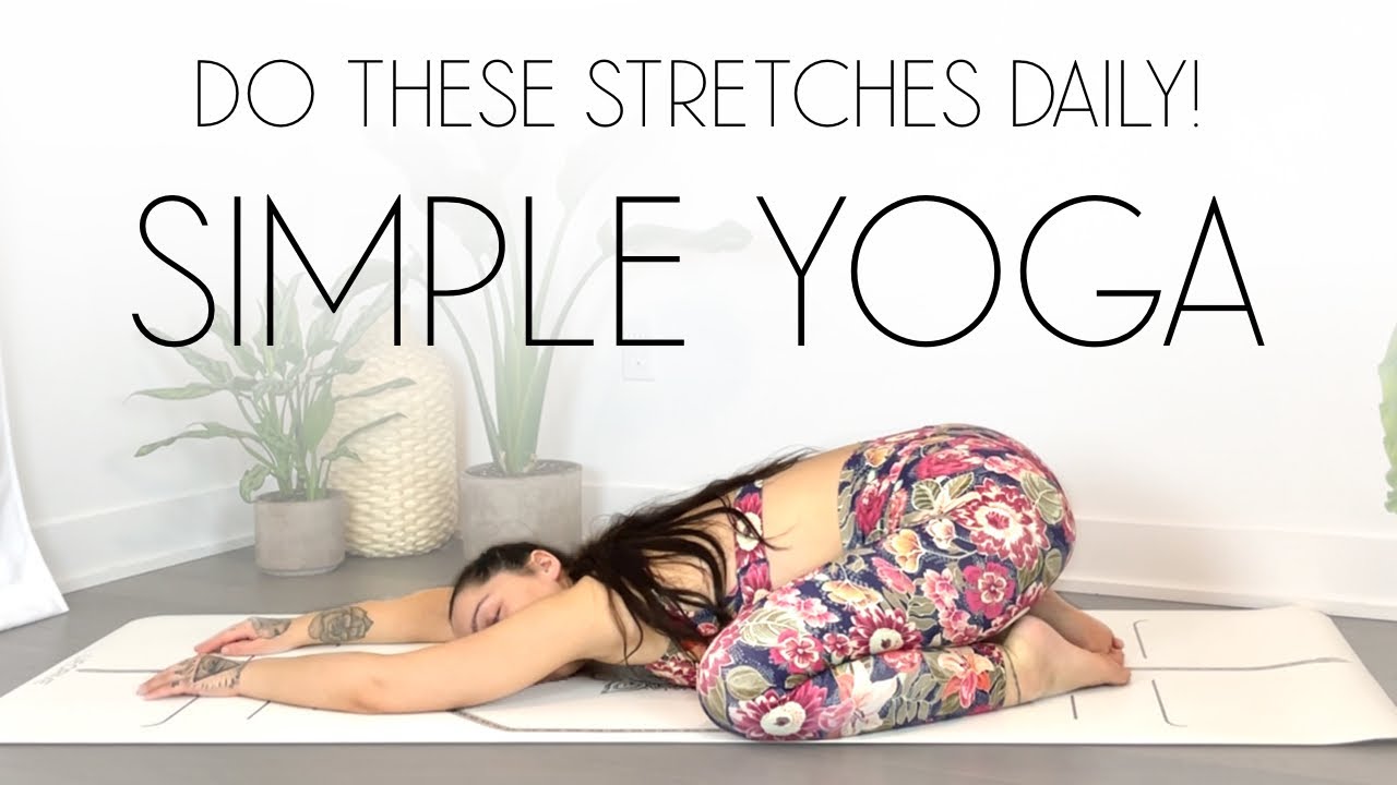 Simple Beginners Yoga Stretch Under 5 Mins!  | 30 Day Yoga Challenge 2022 | DAY 23
