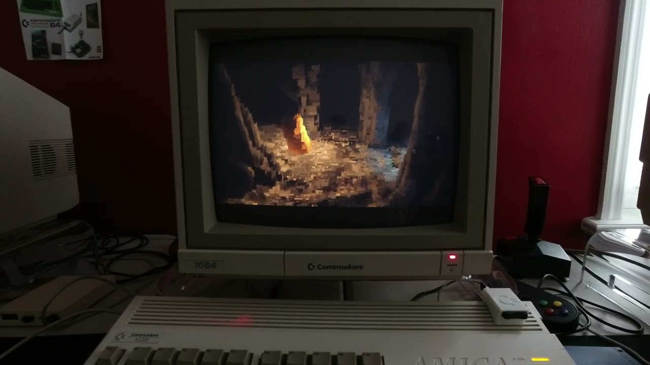 Amiga 1200 - PiStorm32 Accelerator - The Black Lotus - Ocean Machine Demo