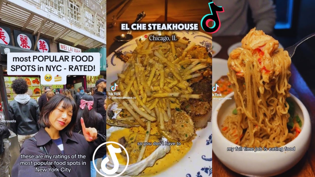 🗽🍎 New York Food Review TikTok Compilation | Must-Try NYC Eats 🍕