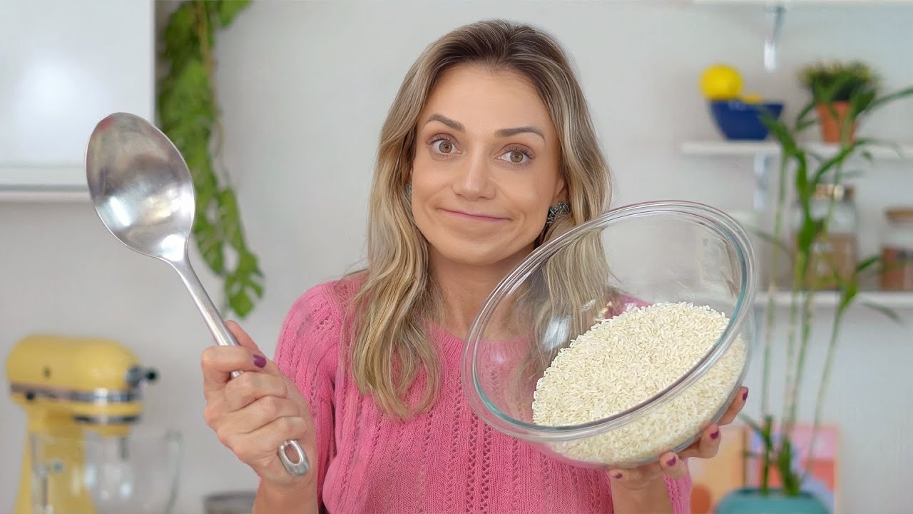 Fiz com Arroz Cru e todo mundo AMOU!