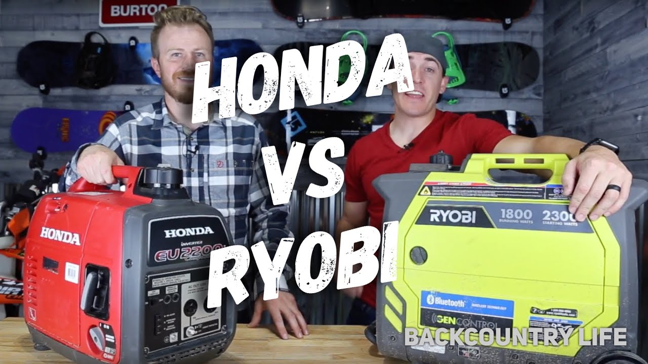 Honda 2200 Generator vs Ryobi 2300 Generator