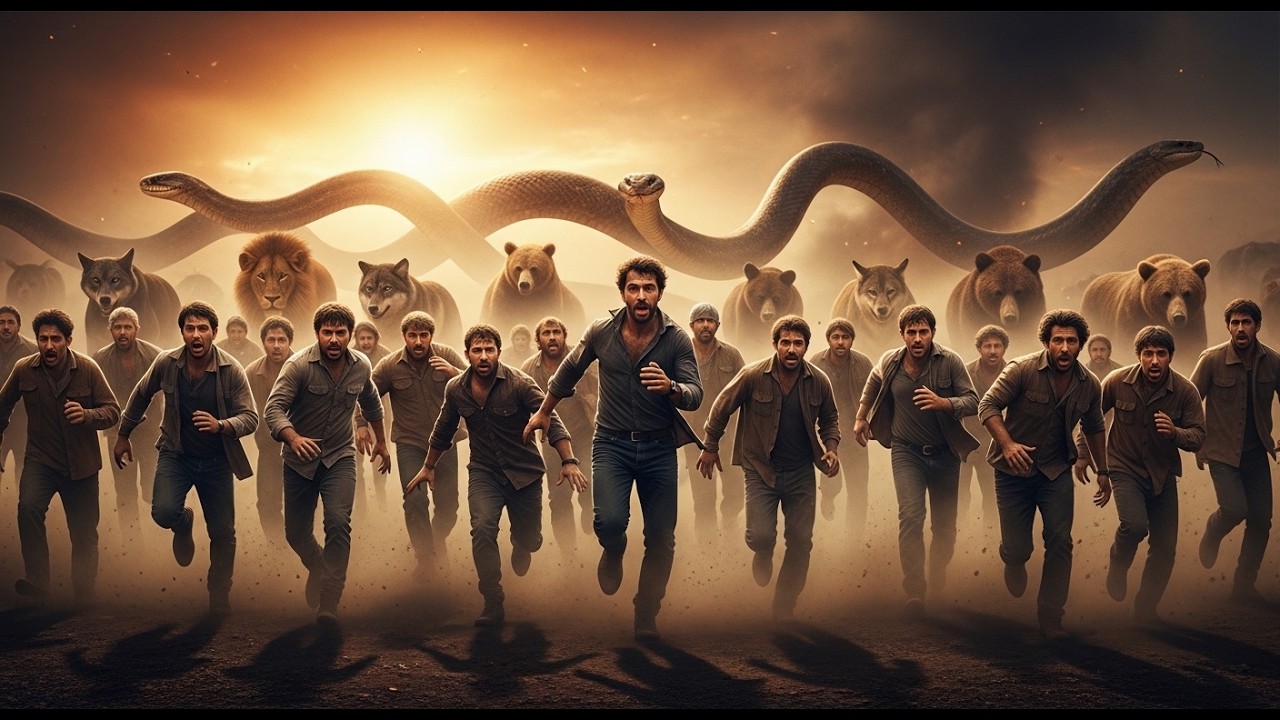 Epic Survival Chaos! Humans vs Wild Animals & Giant Snakes &ndash; Cinematic 4K Action