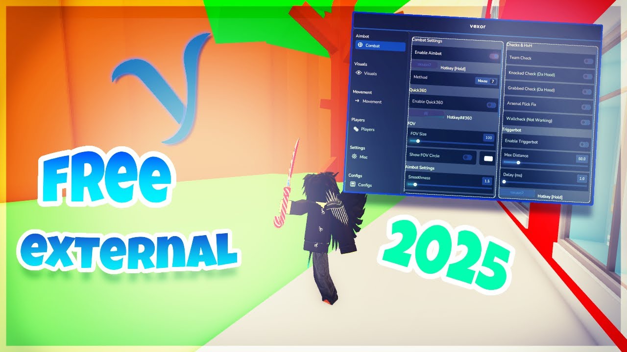 This FREE External Works On EVERY Game... | Roblox Vexor External | Silentaim, Triggerbot