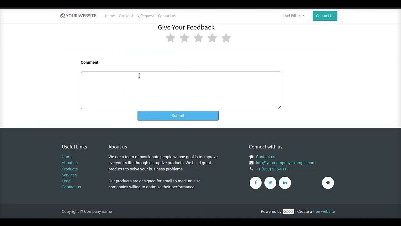 Car Washing Management System Odoo App
