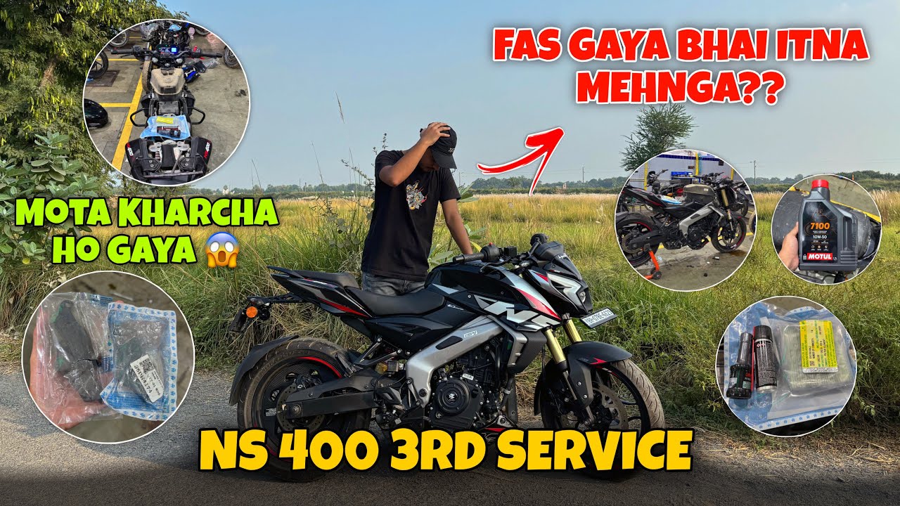Pulsar NS 400 3rd Service Experience 🔧 | Full Detail Video 🏍️🔥