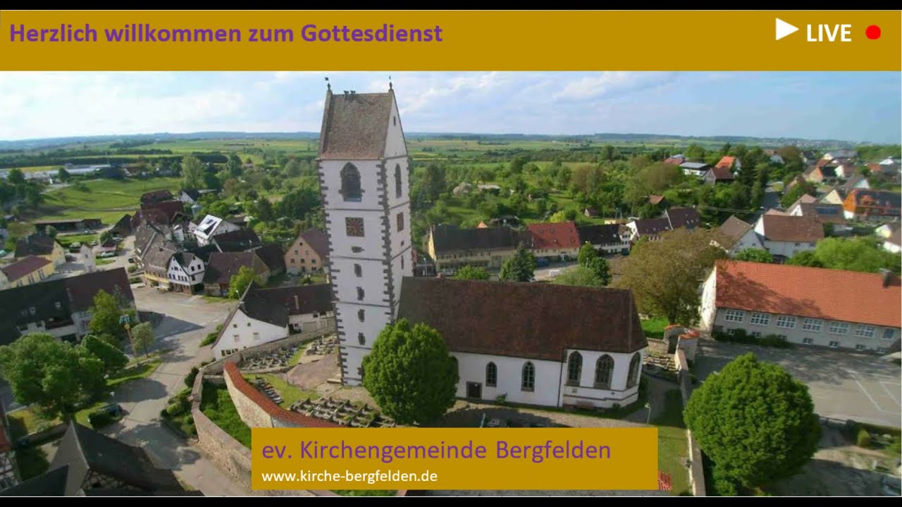 Gottesdienst  um 09:00 Uhr aus der Remigius-Kirche Bergfelden  🔴 Live