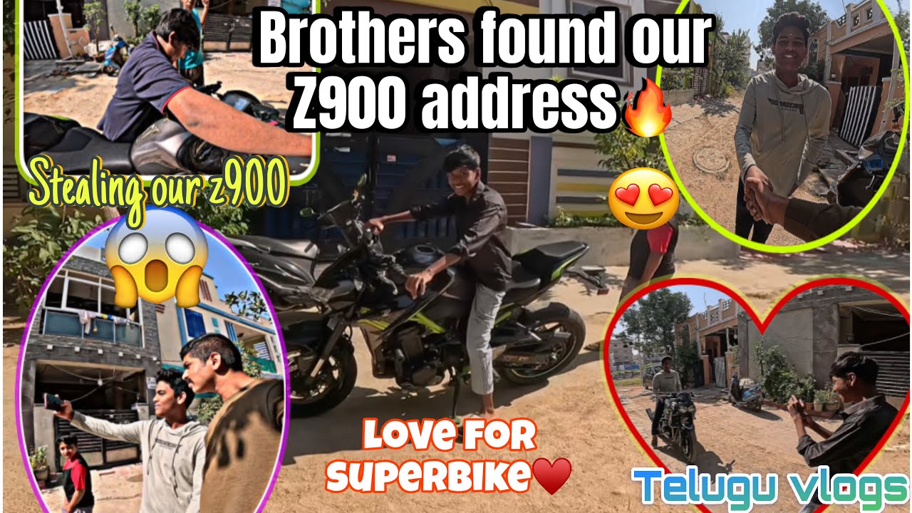 Brothers found our z900 address😱👌🏻 |Kid stealing superbike😈💥 #z900    @VamshiM7