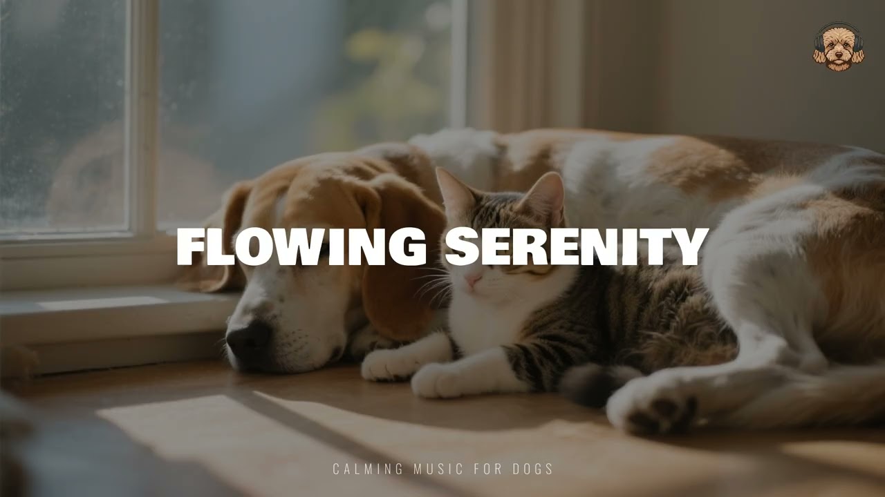 Flowing Serenity – Dog Music Therapy | Separation Anxiety & Restful Sleep