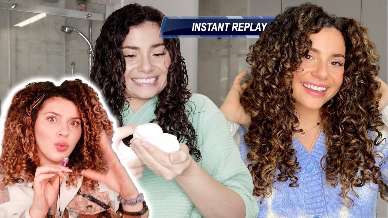 CURLY HAIR STYLIST REACTS TO SISTER'S UPDATED LONG CURLY HAIR ROUTINE