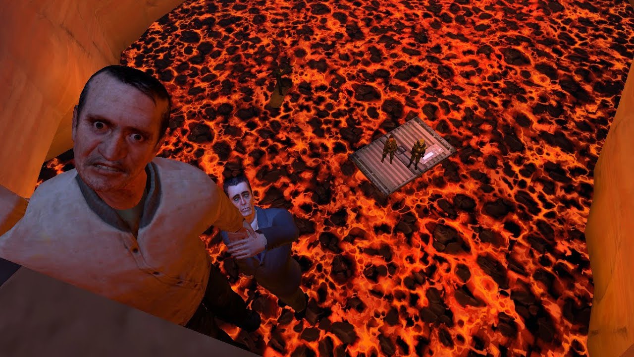 ЛАВОВЫЙ ПОТОП(Garry's mod:The floor is lava!)