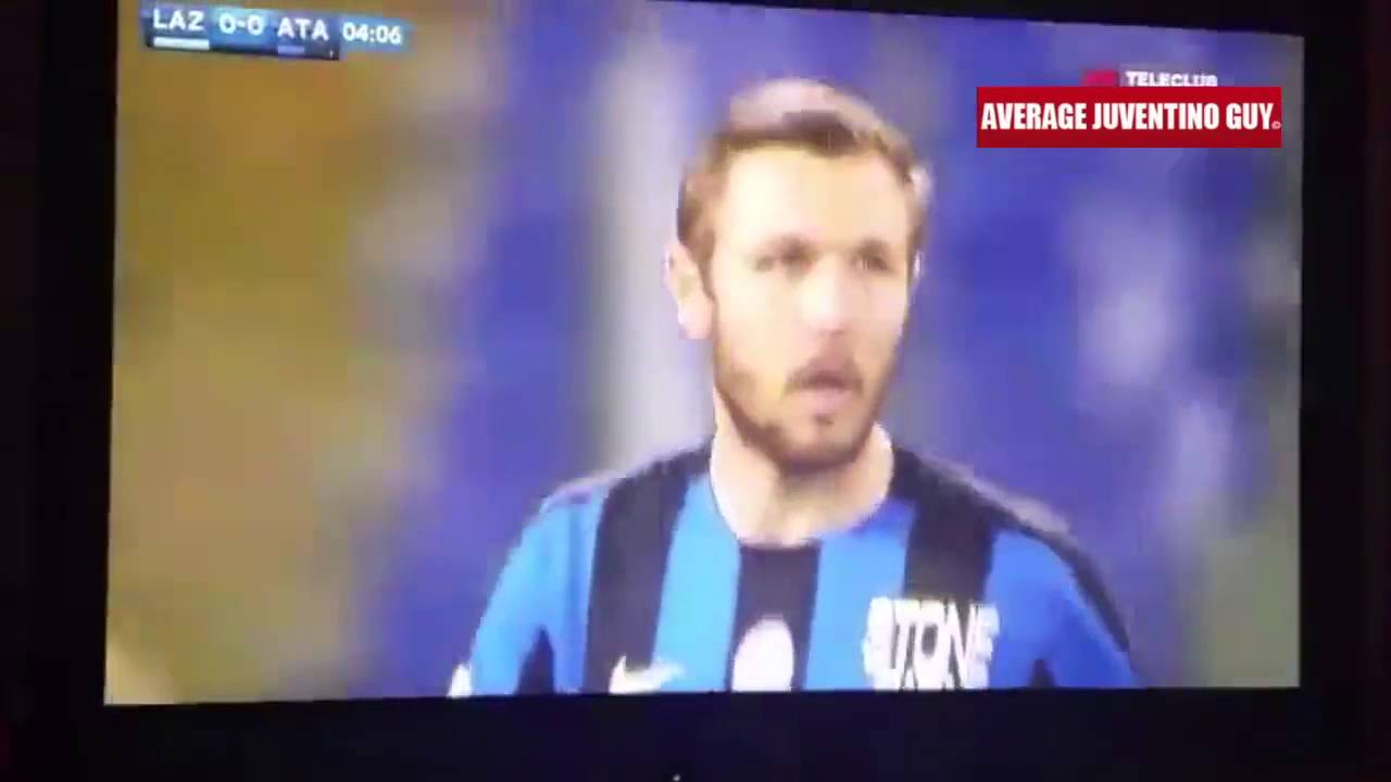 LAZIO-ATALANTA Il telecronista vomita in diretta Tv!
