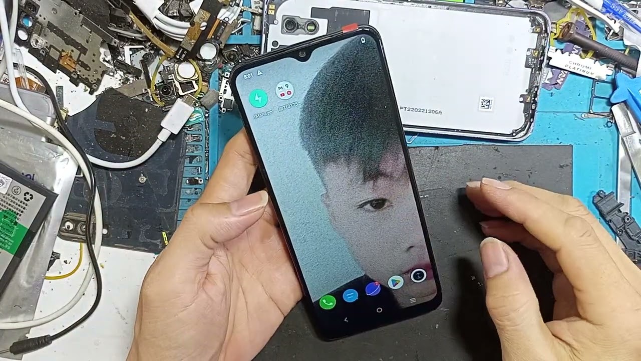 Thay màn hình Vivo y02.  Bể lần 2