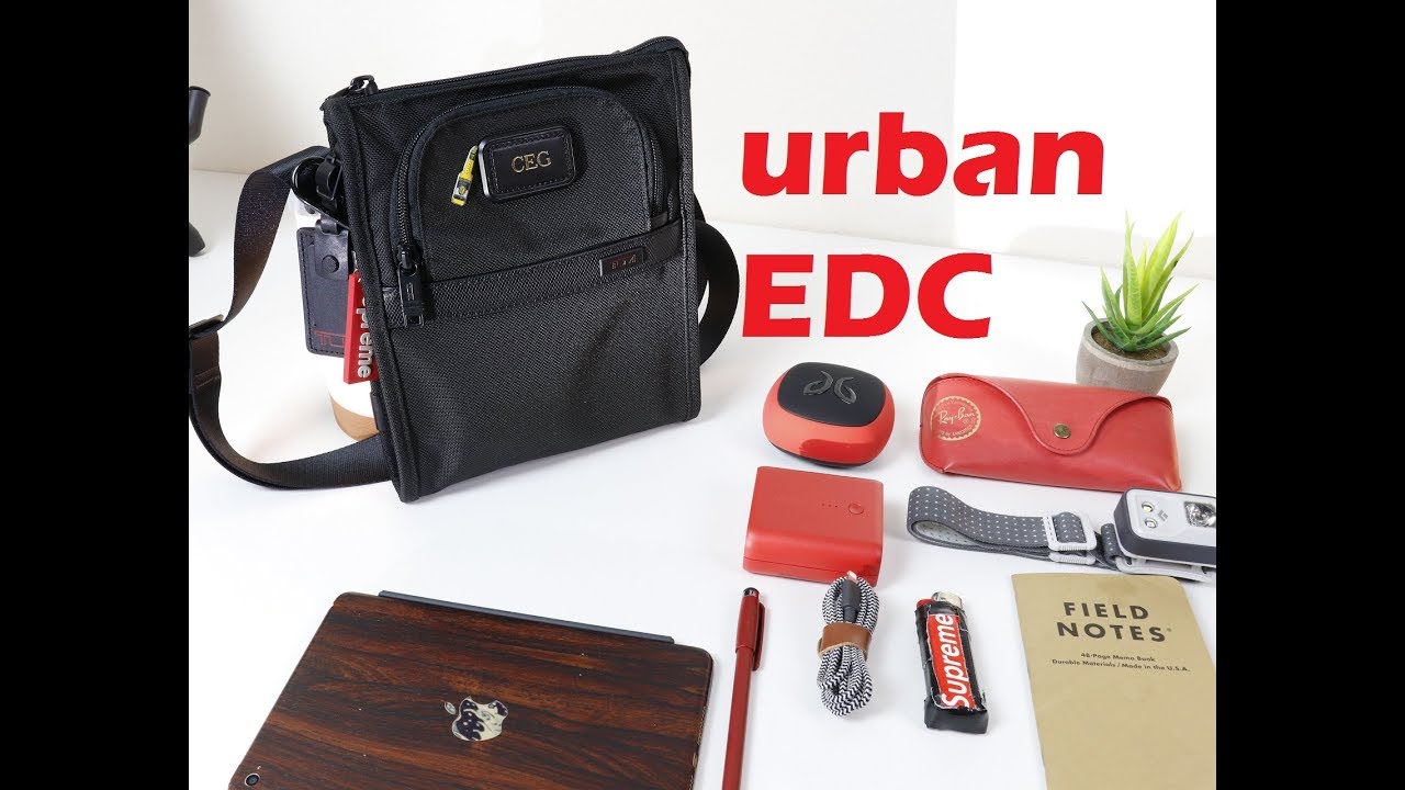 What I Carry In My EDC Bag (Tumi Alpha 2 Pocket Bag Review) **Electric Unicycle Urban Bag**