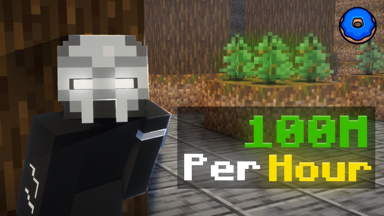 I Tested the Wood Farm on the Donut SMP