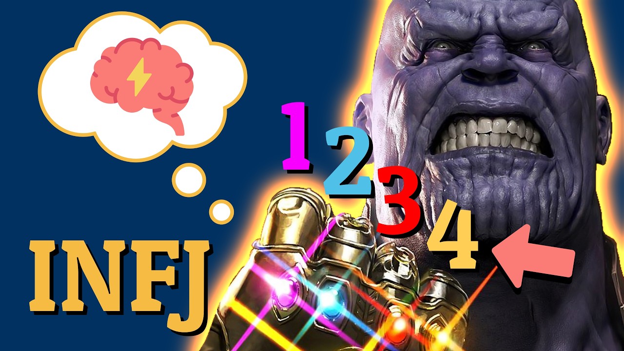 Четыре когнитивные функции INFJ: объяснение (пример Таноса из Marvel) (MBTI)