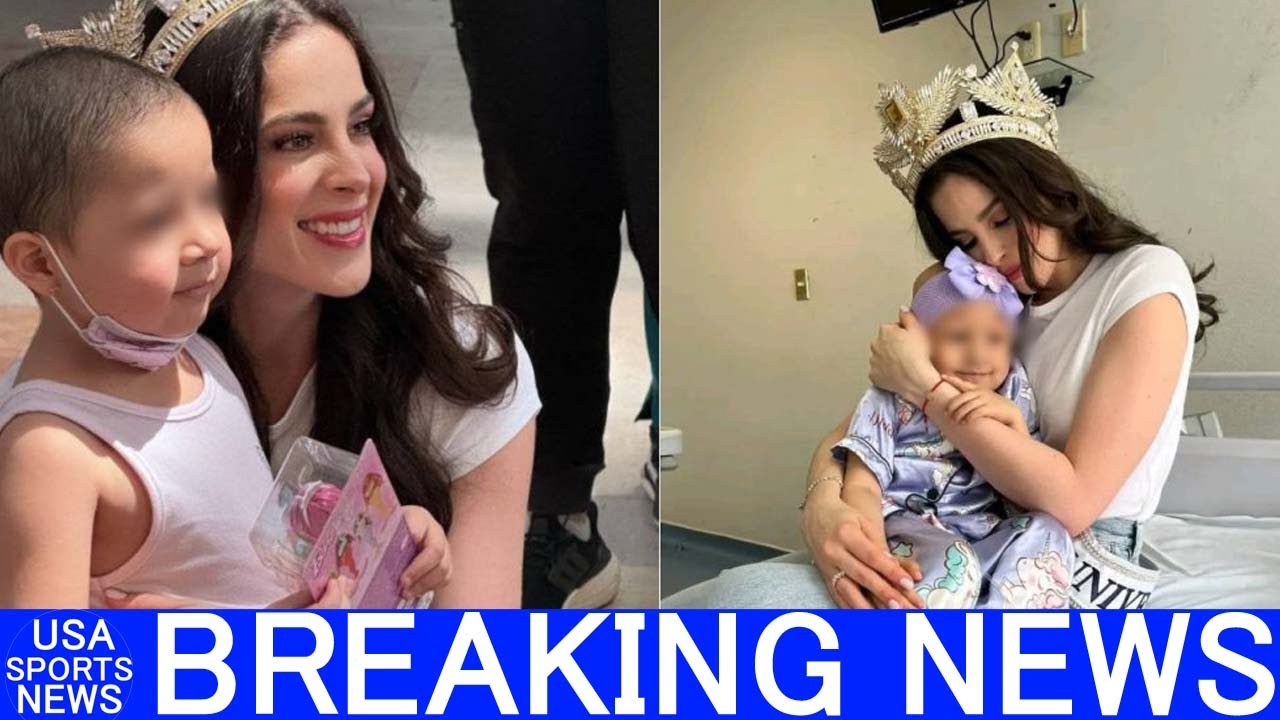 Fatima Bosch keeps her promise and returns to the Children's Hospital with the Miss Universe crown