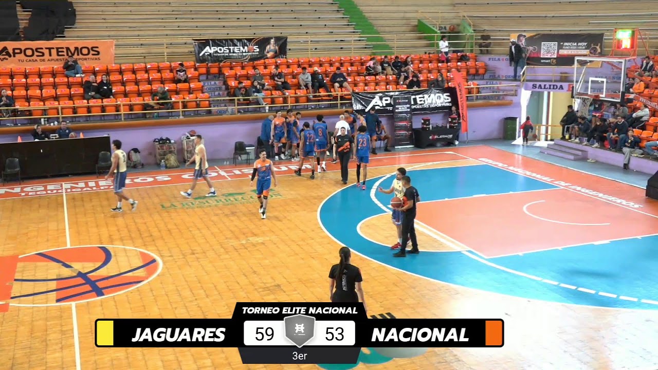 🔴EN VIVO🔴| TORNEO ELITE NACIONAL | JAGUARES VS NACIONAL | 🏆🏀