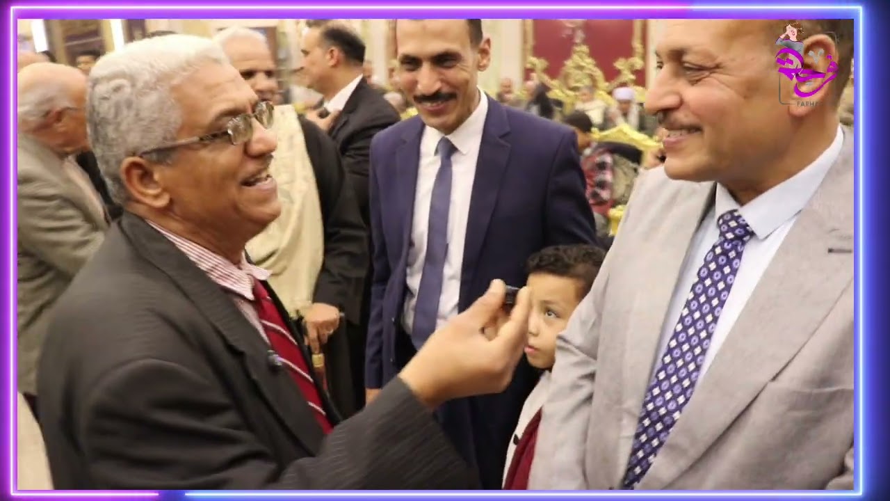 محمد ومحمود حمزة يهنئان النقيب أحمد حامد بزفافه السعيد