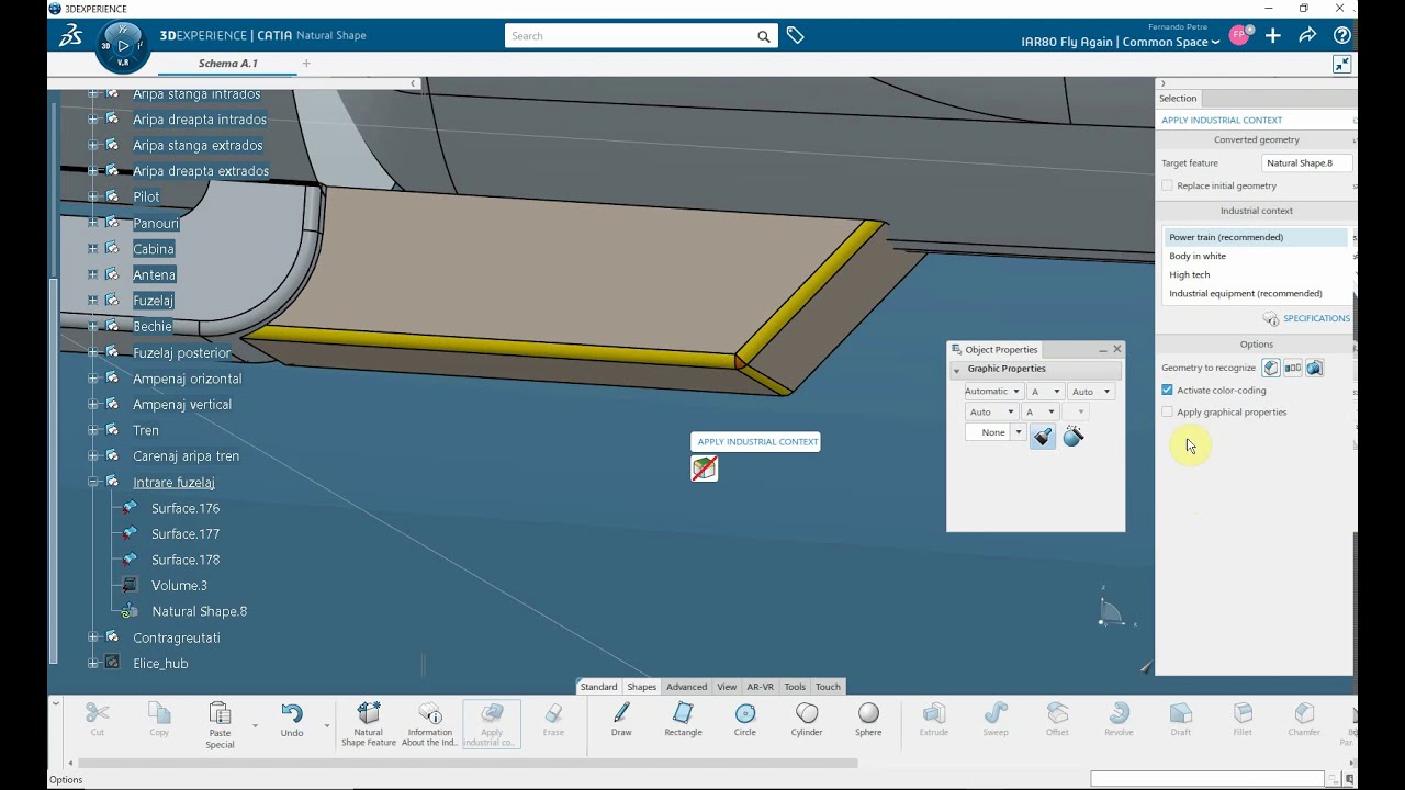 Using Natural Shape in 3DEXPERIENCE