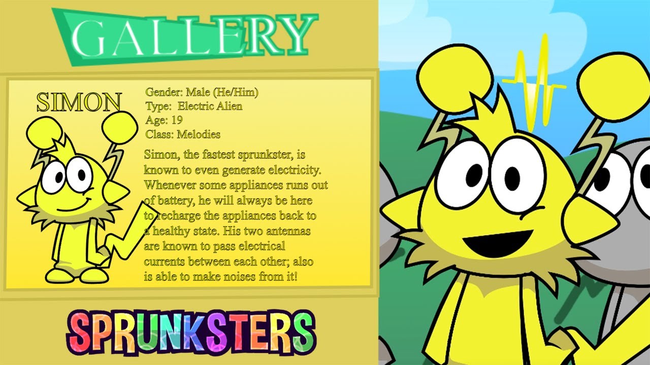SPRUNKSTERS - FINAL UPDATE (GALLERY) | ALL Characters Description! All New Characters!