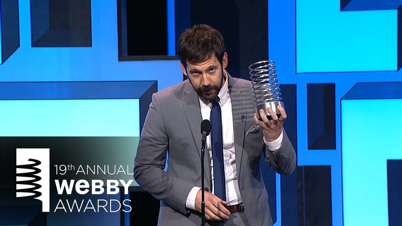 Rob Cantor's 5-Word Speech at the 19th Annual Webby Awards.