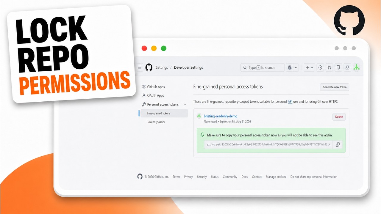 How to Manage Fine-Grained GitHub Access Tokens (2026 Scoped Tokens)
