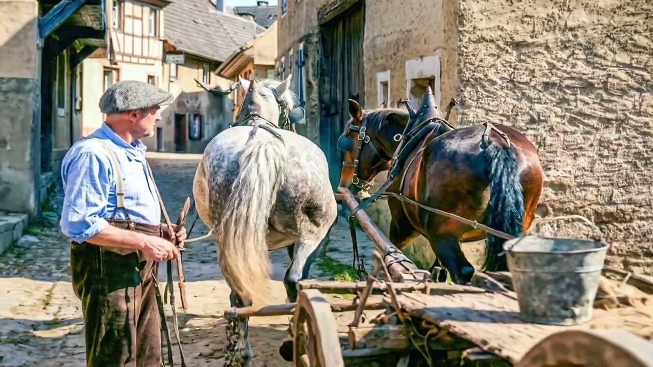 Ettenheim in alten Bildern KI koloriert u Animiert #ettenheim #ortenau