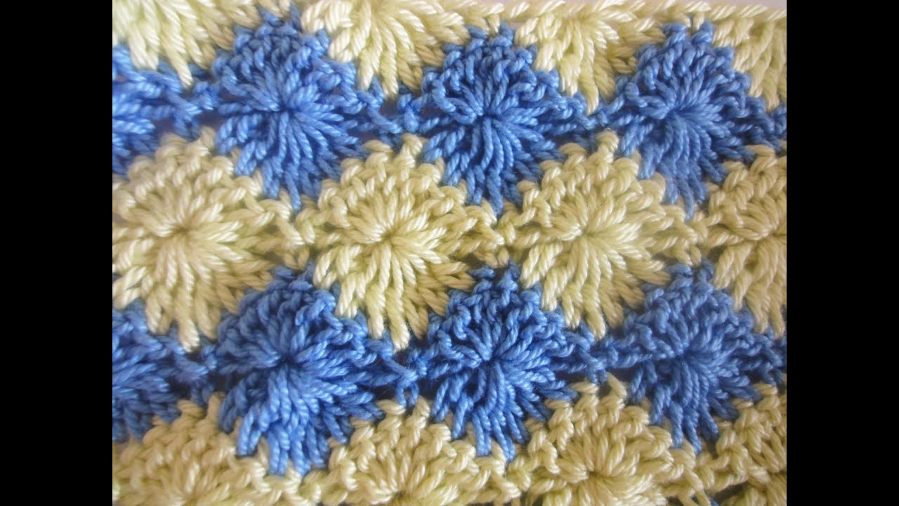 Двухцветный узор Two color pattern Crochet