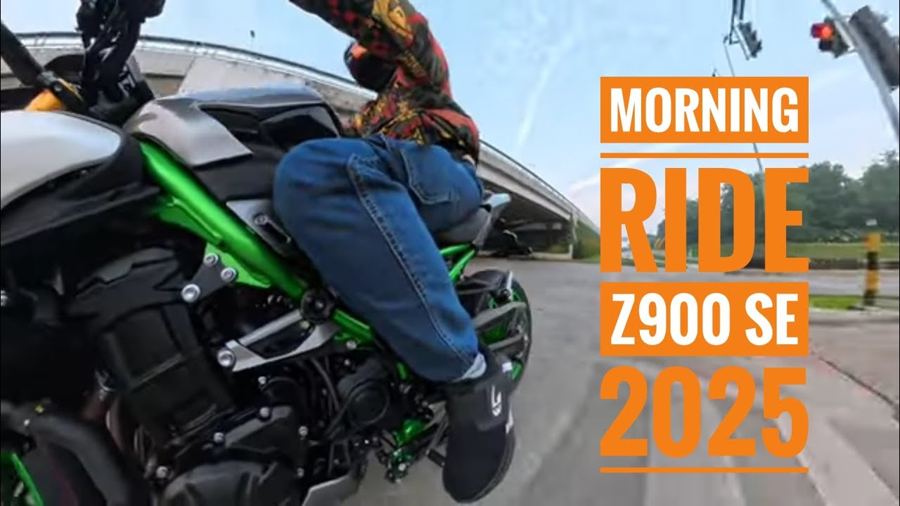Fun morning ride bersama Z900 SE 2025 - suara knalpot stok