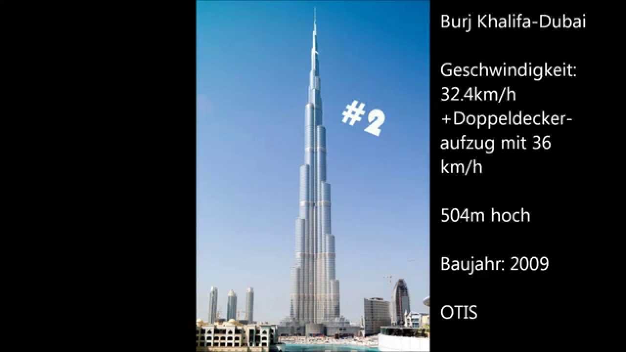 TOP10 #3 - Die 10 schnellsten Aufzüge der Welt