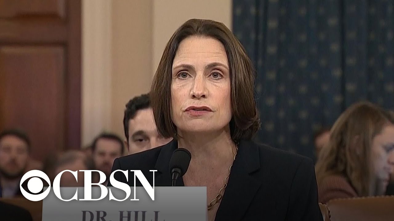 Day 5, Part 4: Fiona Hill's opening statement