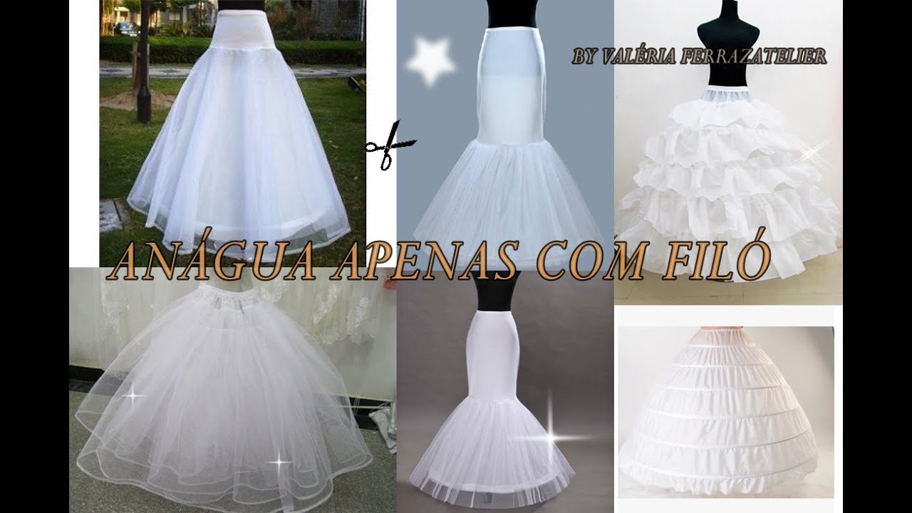 ANÁGUA PARA DAR VOLUME- VESTIDO FESTA
