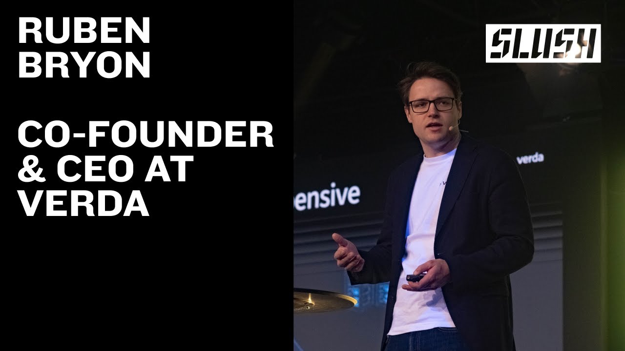 Ruben Bryon, Co-founder & CEO, Verda | Slush 2025