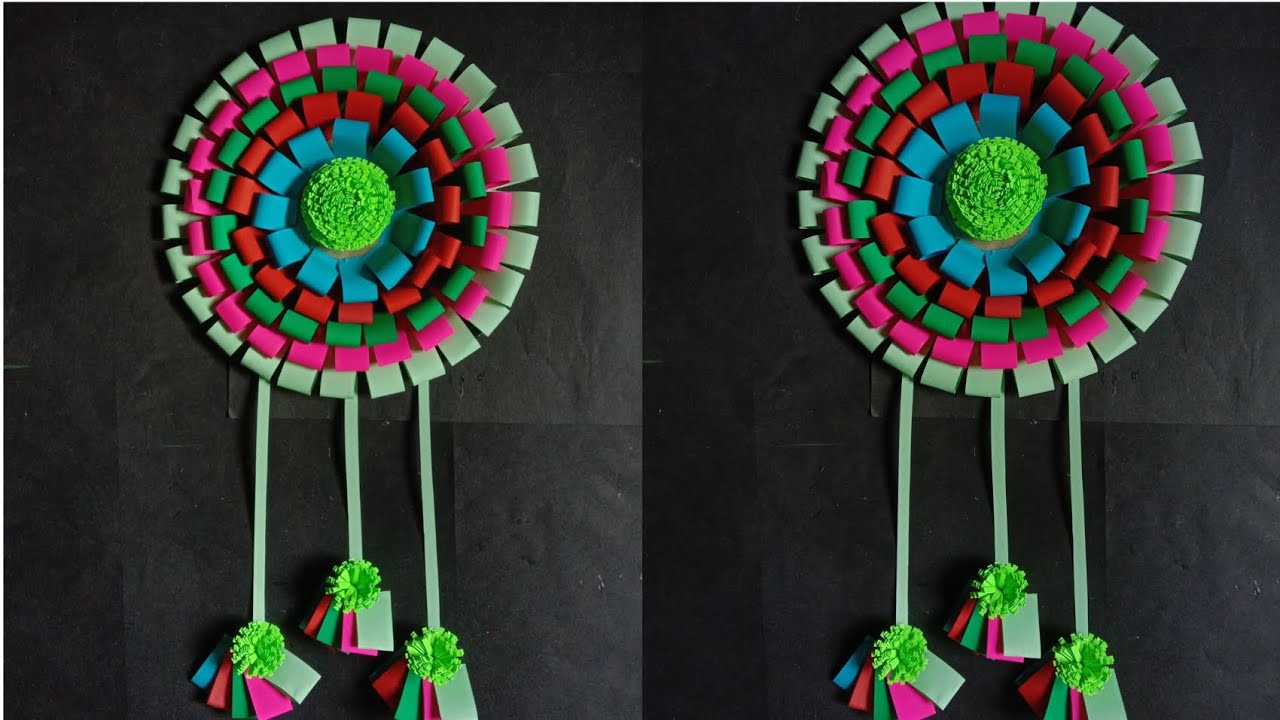 Simple paper flower home decor//paper se ghar kese sajaye//how to create simple paper craft //DIY 