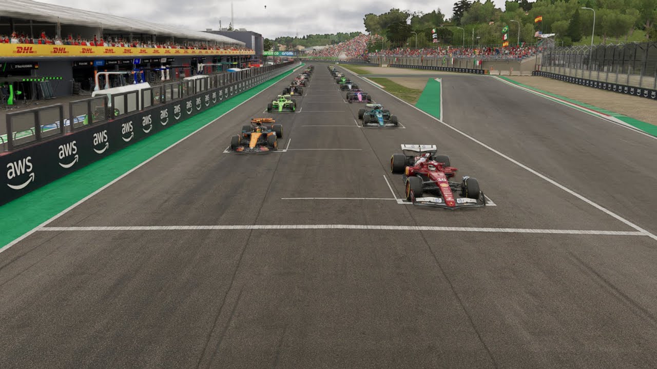 Opening laps of the Emilia-Romagna Grand Prix! (F1 25 My Team Career Mode)