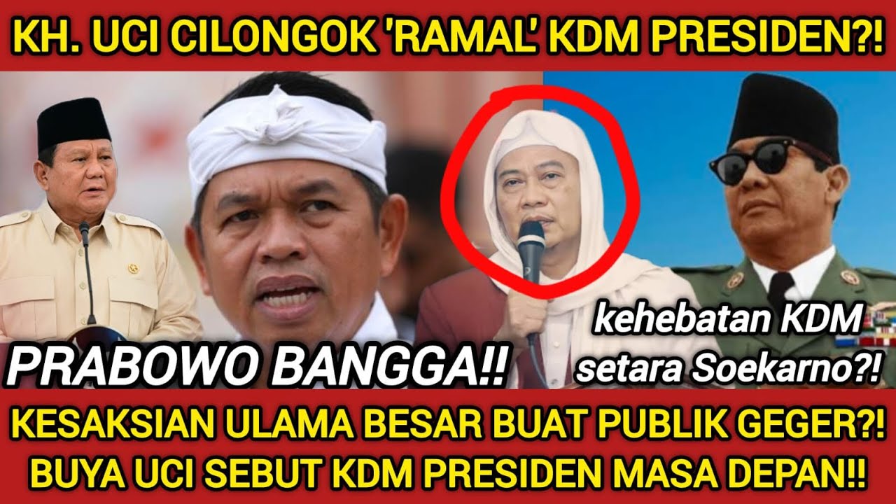 ULAMA BANTEN RAMAL KDM BAKAL JADI PRESIDEN⁉️ABUYA UCI TURTUSI CILONGOK, KDM TELAH DIPERSIAPKAN?’