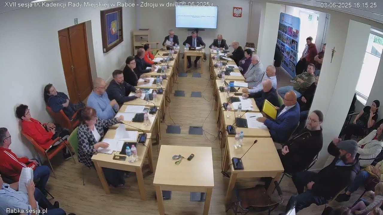 XVII Sesja Rady Miejskiej w Rabce Zdroju   03.06.2025