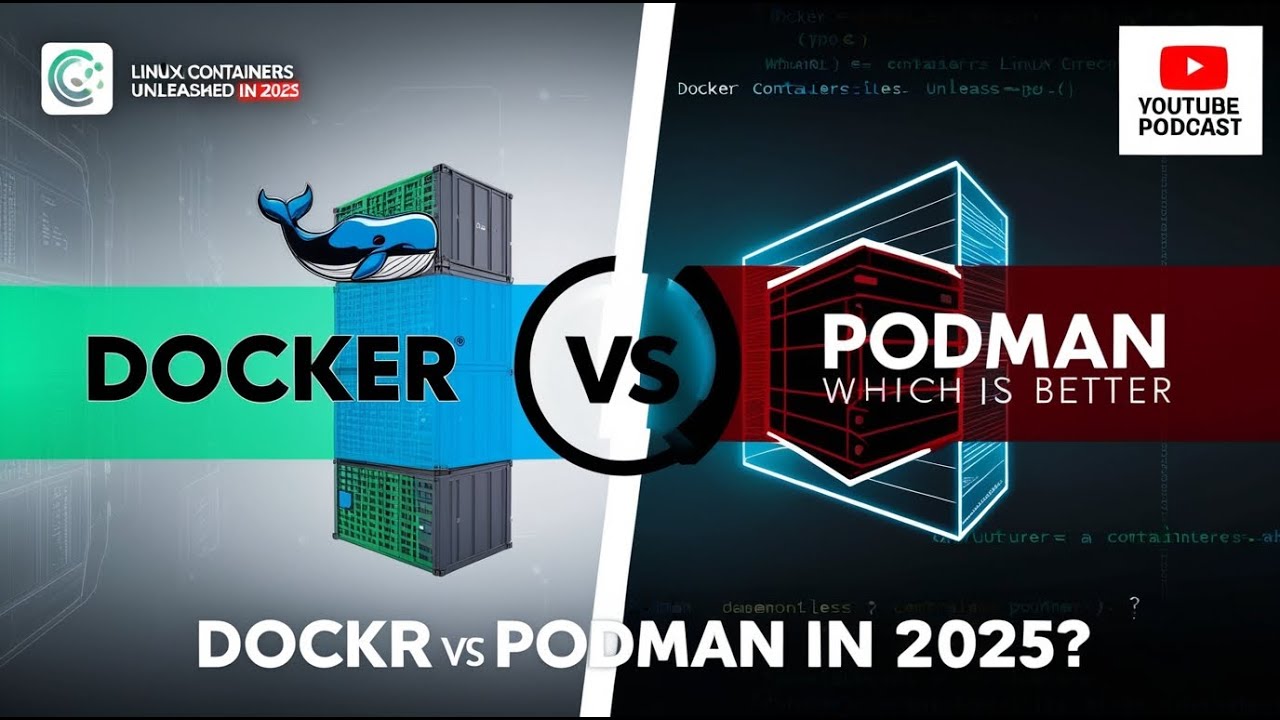 Linux Containers Unleashed: Docker против Podman в 2025 году