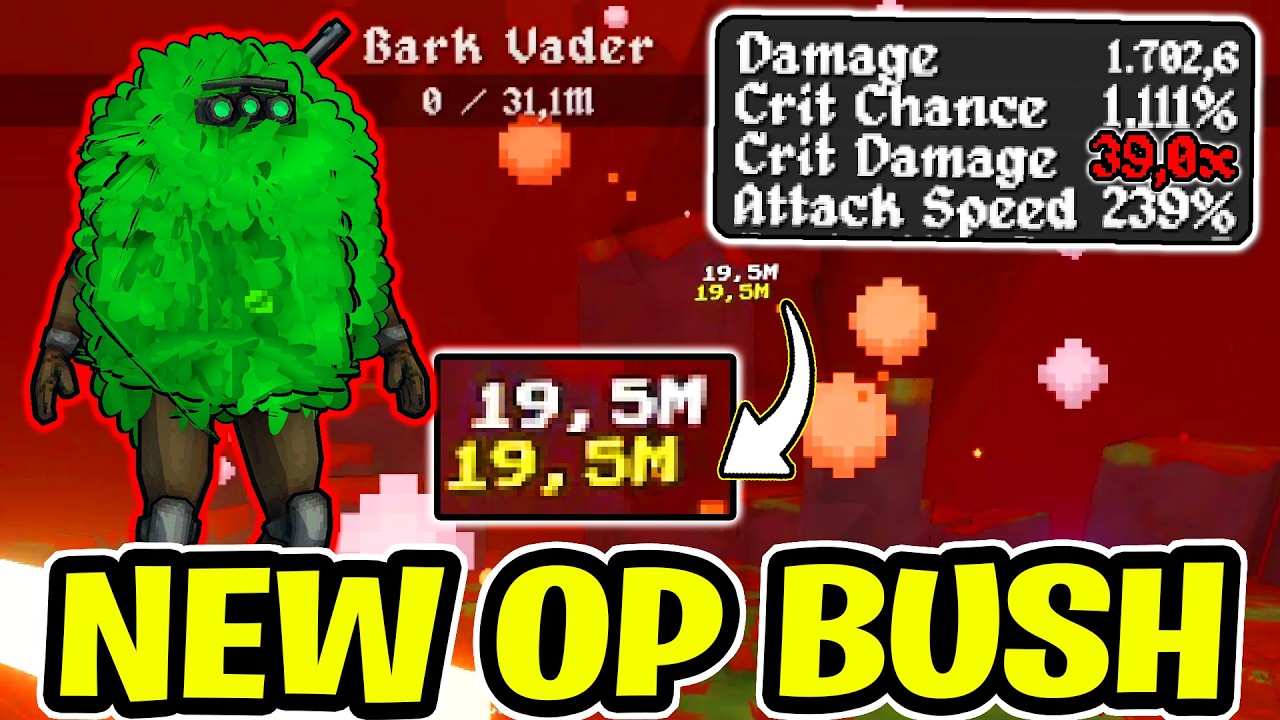 The One Shot Monster Bush Buff gives ABSURD Damage! | Megabonk