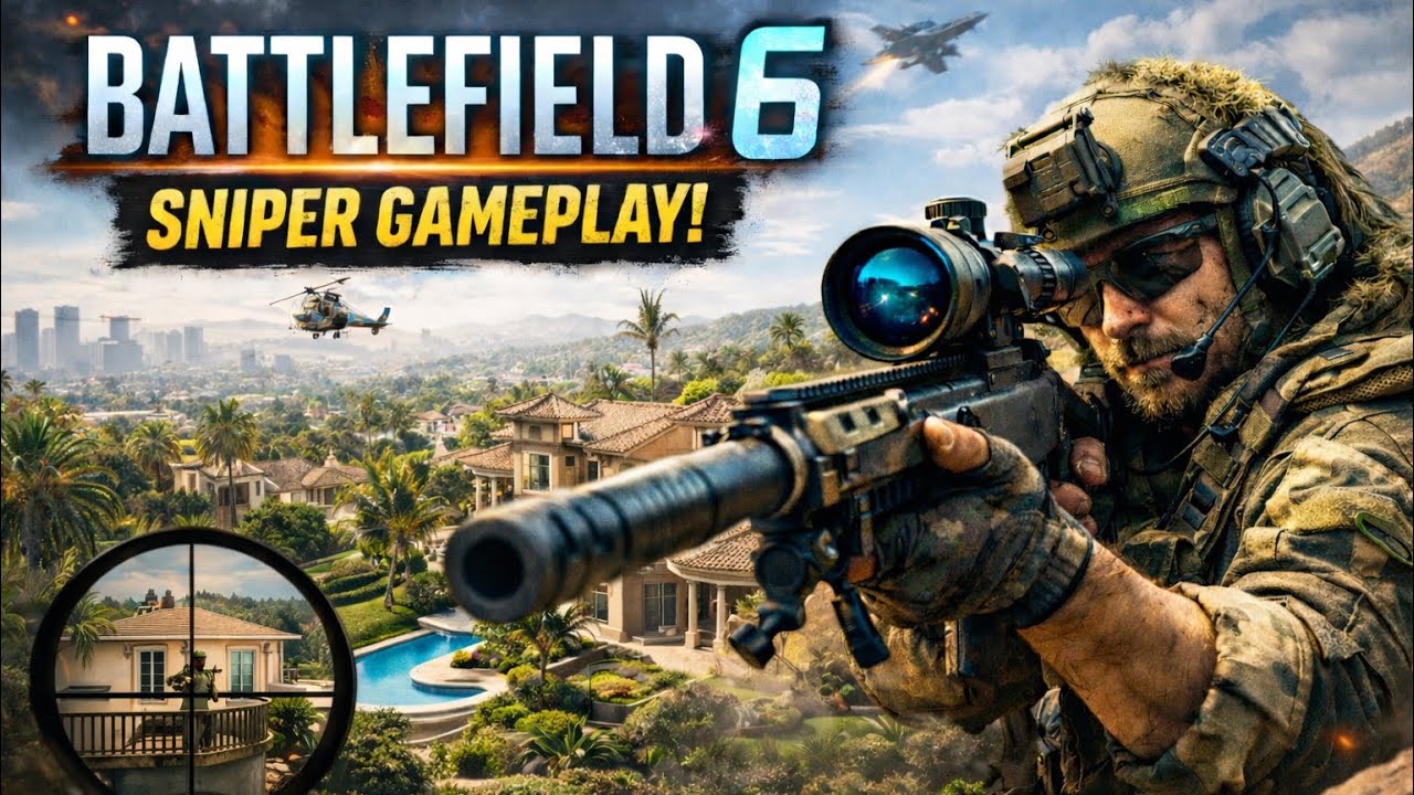 Battlefield 6 Sniper Gameplay M2010 ESR (No Commentary)