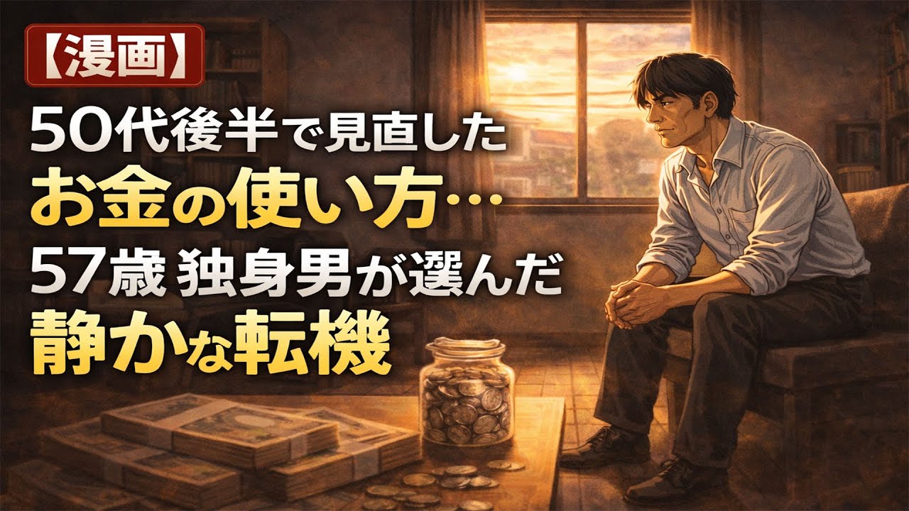 【漫画】気づかないうちに生活が縮んでいた…57歳独身男の静かな金銭感覚のズレ