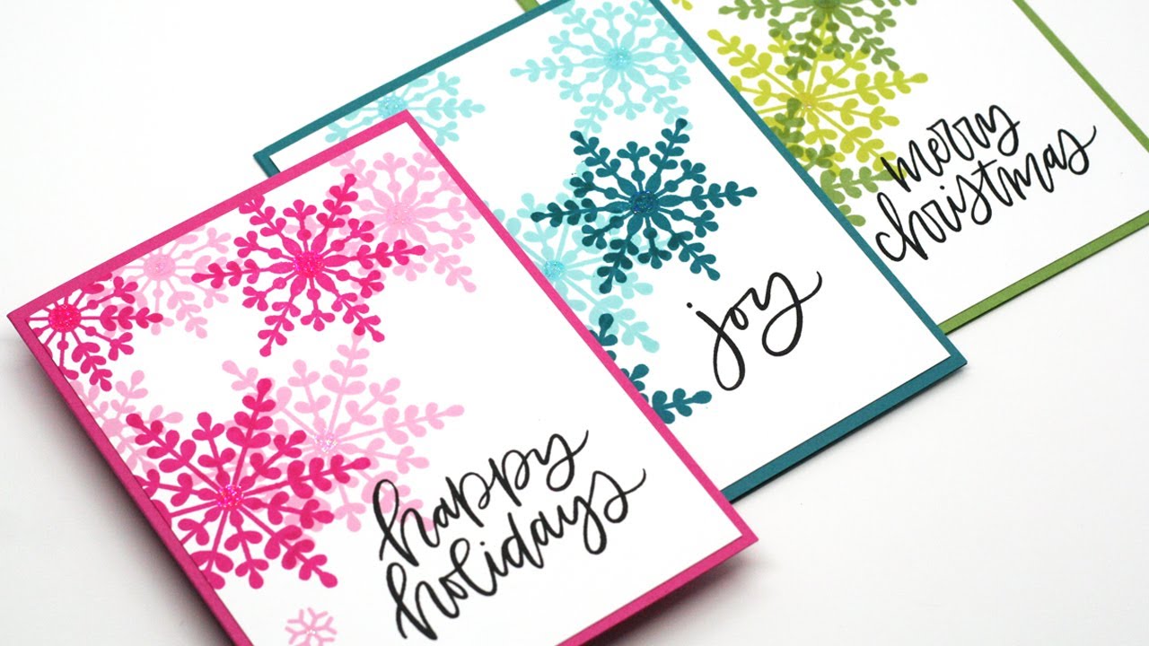 Quick & Easy Holiday Cards | Stamping