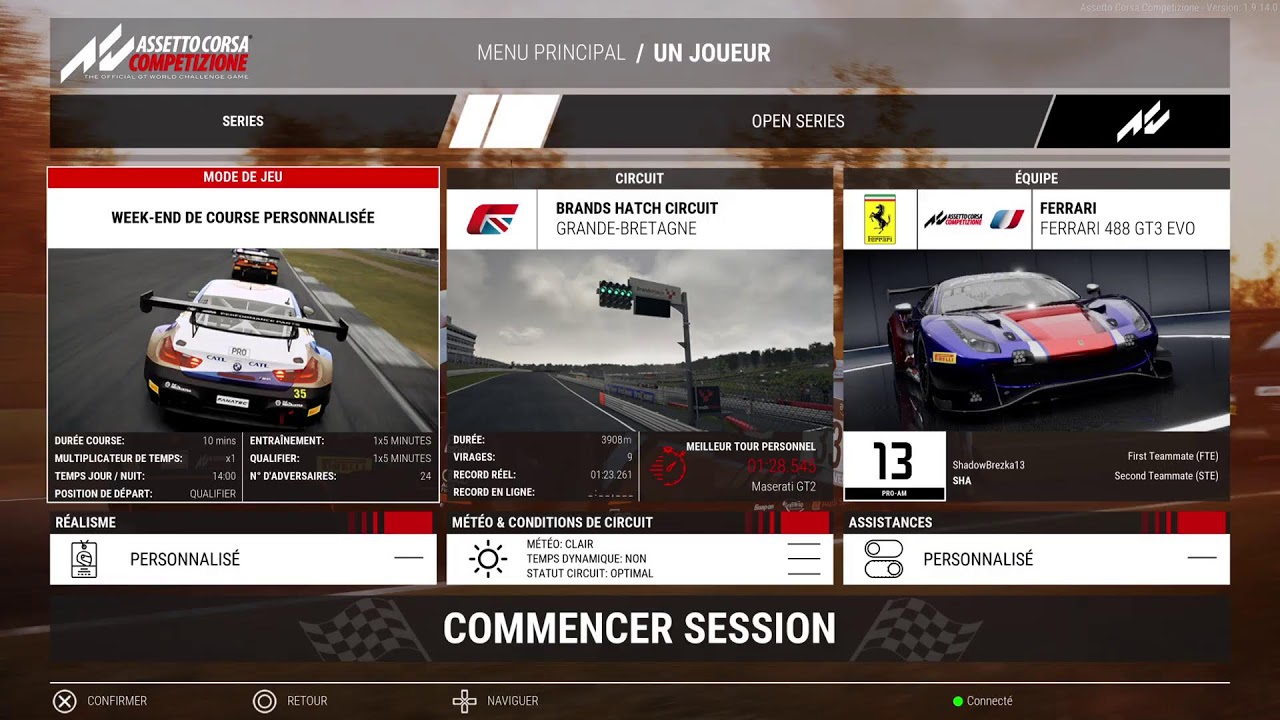 Asseto corsa compétition